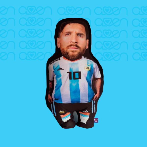 Cojin cabezon Messi Argentina